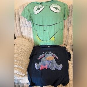 Kermit Eeyore Graphic T-Shirts